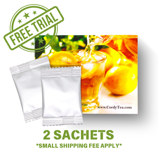 FREE 2 Sample CordyTea Sachets (Pay for shipping Only)